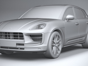 Porsche Macan GTS 2022 3D 모델