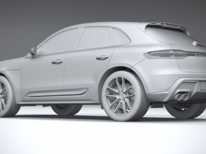 Porsche Macan GTS 2022 3D 모델