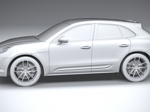 Porsche Macan GTS 2022 3D 모델