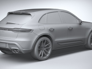 Porsche Macan GTS 2022 3D 모델
