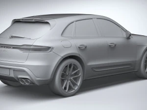 Porsche Macan GTS 2022 3D Model
