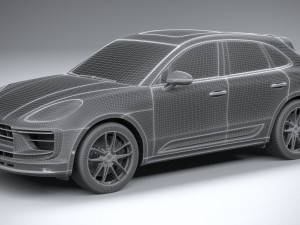 Porsche Macan GTS 2022 3D 모델