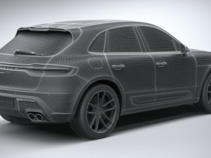 Porsche Macan GTS 2022 3D 모델