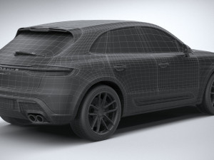 Porsche Macan GTS 2022 3D 모델