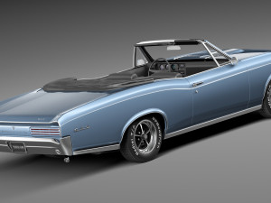 Pontiac GTO 1966 Convertible 3D 모델