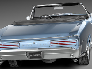 Pontiac GTO 1966 Convertible 3D 모델