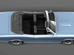 Pontiac GTO 1966 Convertible 3D 모델