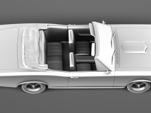 Pontiac GTO 1966 Convertible 3D 모델