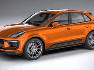 Porsche Macan S 2022 3D Model
