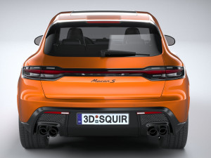 Porsche Macan S 2022 3D 模型