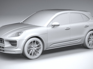 Porsche Macan S 2022 3D 模型