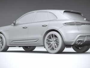 Porsche Macan S 2022 3D 模型