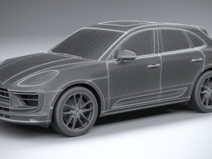 Porsche Macan S 2022 3D 模型