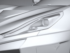 Rimac Nevera 2022 lowpoly 3D Модель