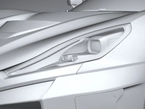 Rimac Nevera 2022 lowpoly 3D Model