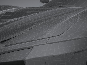 Rimac Nevera 2022 lowpoly 3D Модель