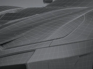 Rimac Nevera 2022 lowpoly 3D Model