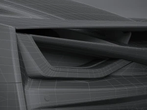 Rimac Nevera 2022 lowpoly 3D Model