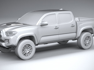 Toyota Tacoma TRD Pro 2022 3D Model