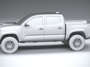 Toyota Tacoma TRD Pro 2022 3D Model