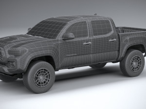 Toyota Tacoma TRD Pro 2022 3D Model