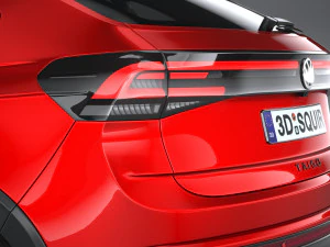 Volkswagen Taigo R 2022 3D Model