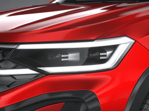 Volkswagen Taigo R 2022 3D Model