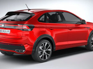 Volkswagen Taigo R 2022 3D Model