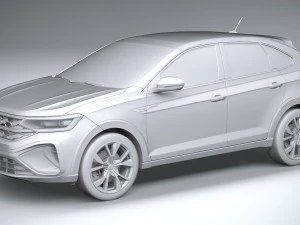 Volkswagen Taigo R 2022 3D Model