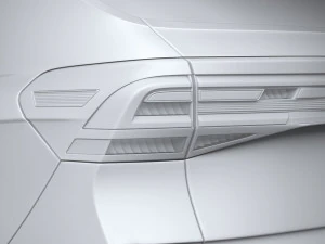 Volkswagen Taigo R 2022 3D Model