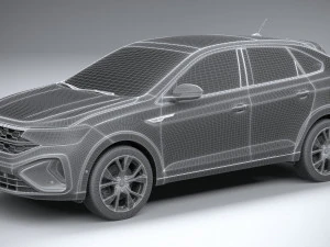 Volkswagen Taigo R 2022 3D Model