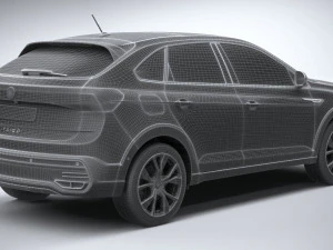 Volkswagen Taigo R 2022 3D Model
