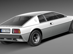 Lotus Esprit S1 1976-1980 3D Модель