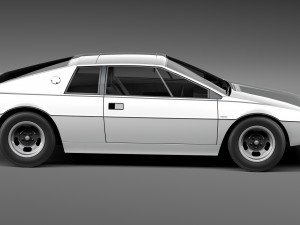 Lotus Esprit S1 1976-1980 3D Модель