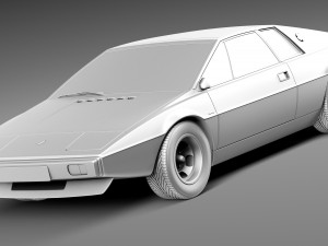 Lotus Esprit S1 1976-1980 3D Модель