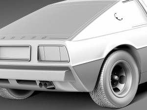 Lotus Esprit S1 1976-1980 3D Модель