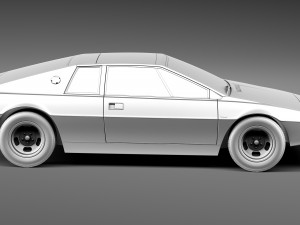 Lotus Esprit S1 1976-1980 3D Модель