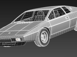 Lotus Esprit S1 1976-1980 3D Модель
