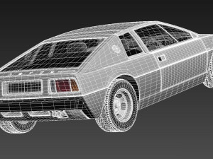 Lotus Esprit S1 1976-1980 3D Модель