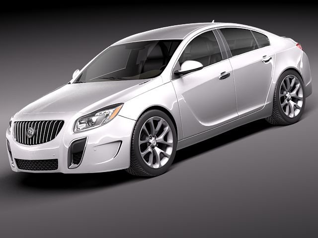 Buick Regal GS 2012 Modelo 3D .c4d .max .obj .3ds .fbx .stl .blend 