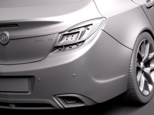 Buick Regal GS 2012 Modelo 3D