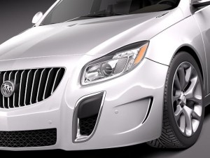 Buick Regal GS 2012 Modelo 3D