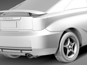 Toyota Celica VII 1999-2005 Modèle 3D