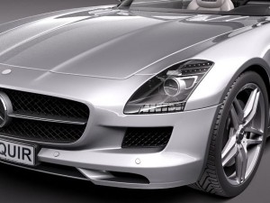 Mercedes-Benz SLS 2012 Convertible 3D Model