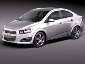 Chevrolet Aveo Sonic Sedan 2012 3D Model