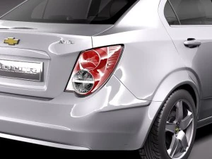 Chevrolet Aveo Sonic Sedan 2012 3D Model