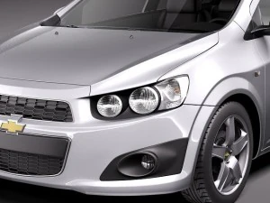 Chevrolet Aveo Sonic Sedan 2012 3D Model