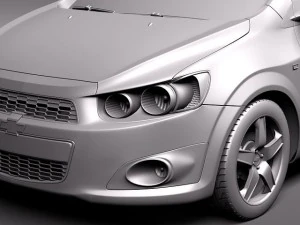 Chevrolet Aveo Sonic Sedan 2012 3D Model