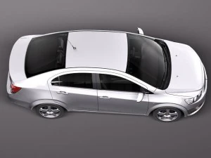 Chevrolet Aveo Sonic Sedan 2012 3D Model