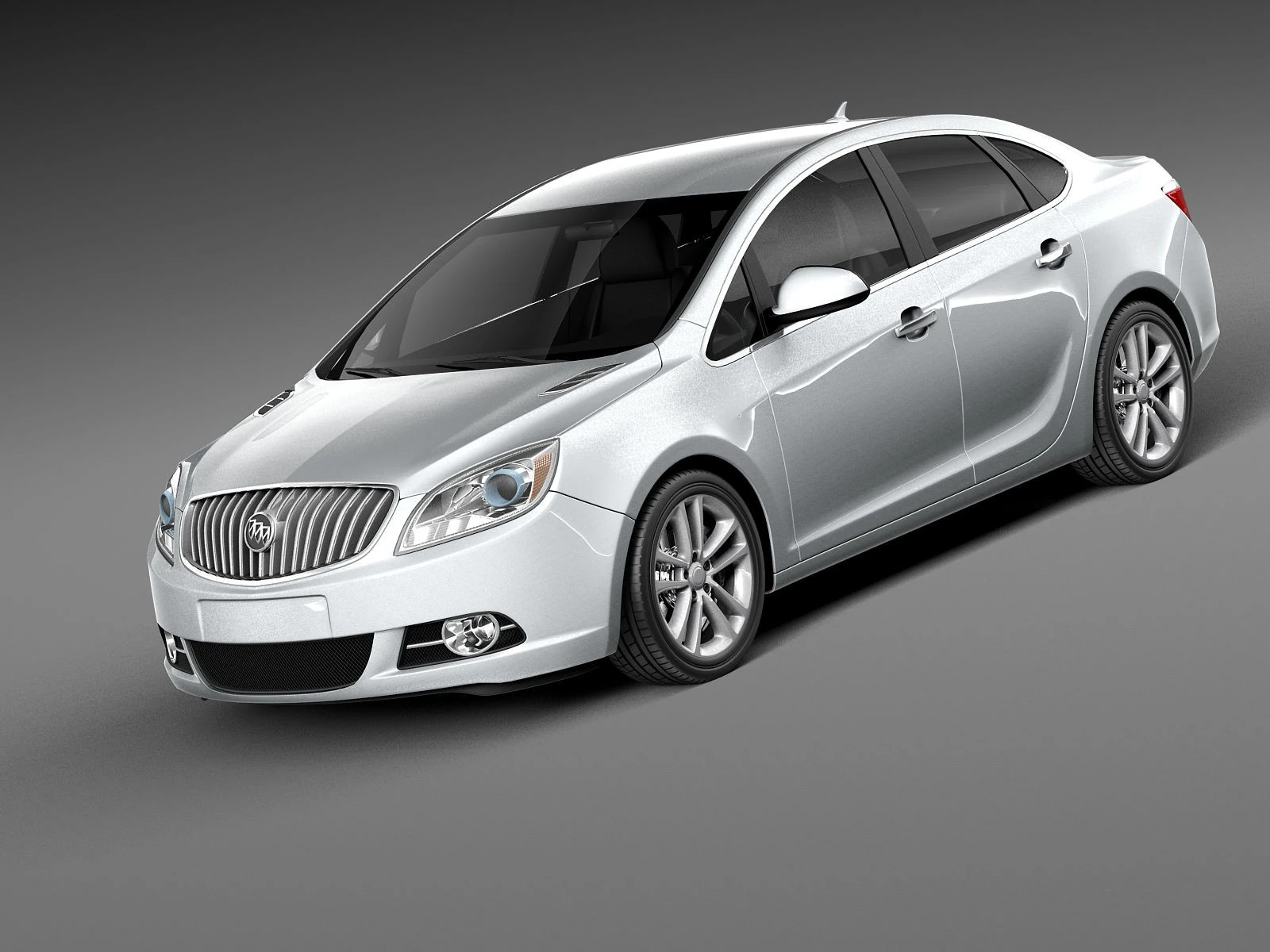 Buick Verano 2012 3D Model .c4d .max .obj .3ds .fbx .stl .blend 